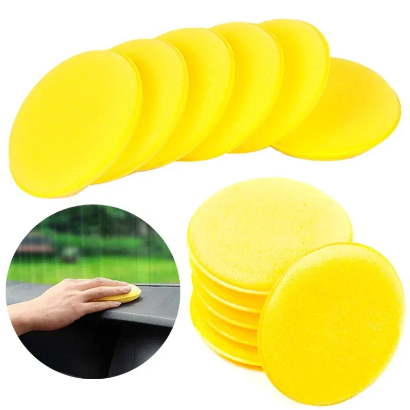 Wax Applicator Pad - 6/12/24PCS Round Applicator Pad Car Body