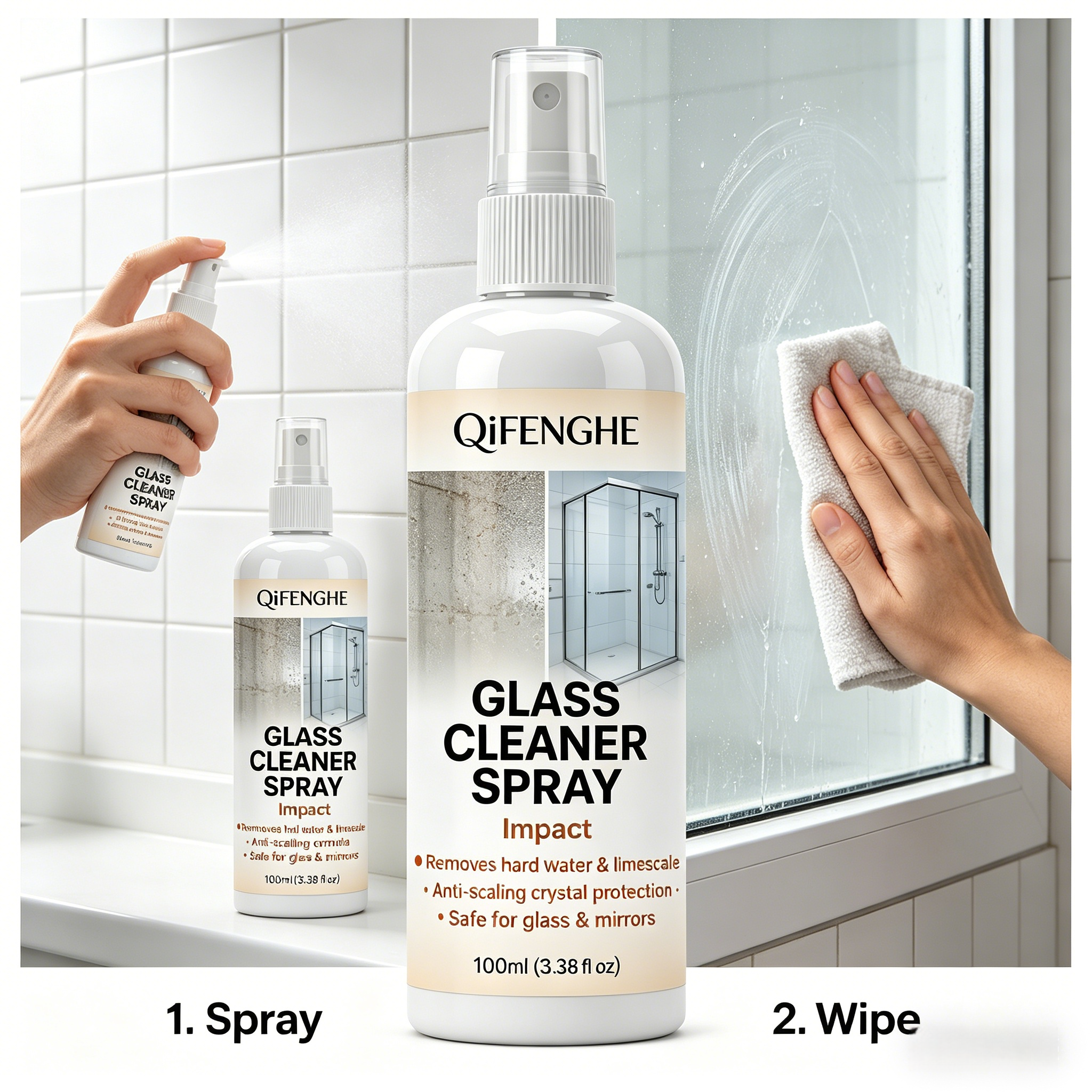 Instant Hard Water Stain Remov - Glass Cleaner Streak recensione e prezzo