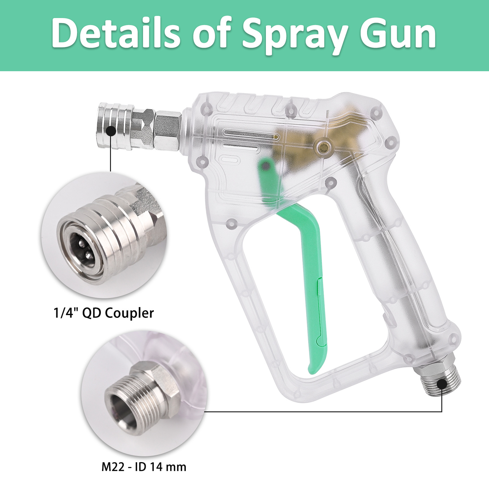 High Pressure Washer Gun with  - Pressure Washer Foam Gun recensione e prezzo