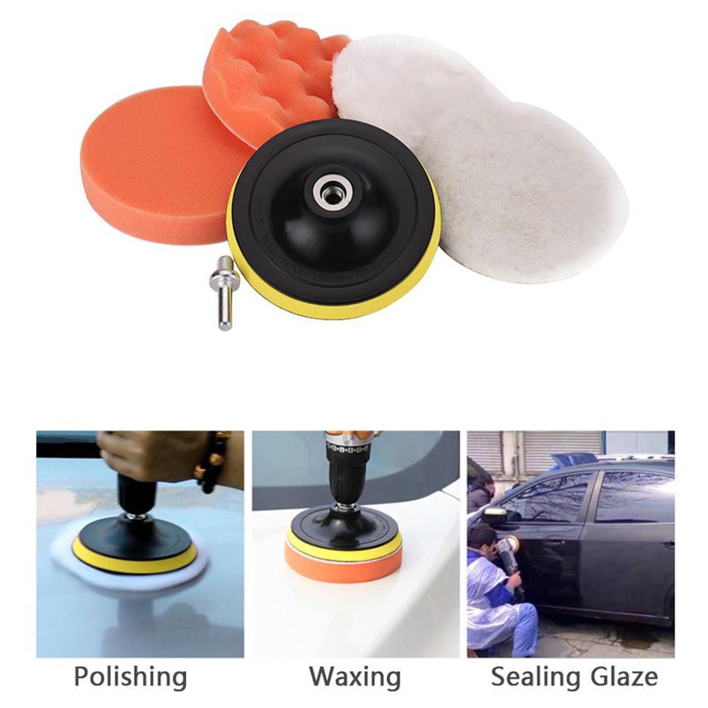 6pcs/set Car Polishing Sponge  - Polish Pad Set Buffer recensione e prezzo