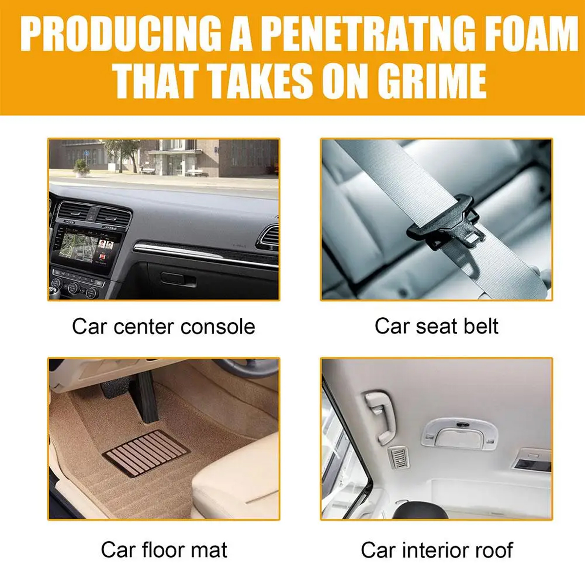 Car Foam Cleaner Neutral PH fo - Seat Cleaner Fabric recensione e prezzo