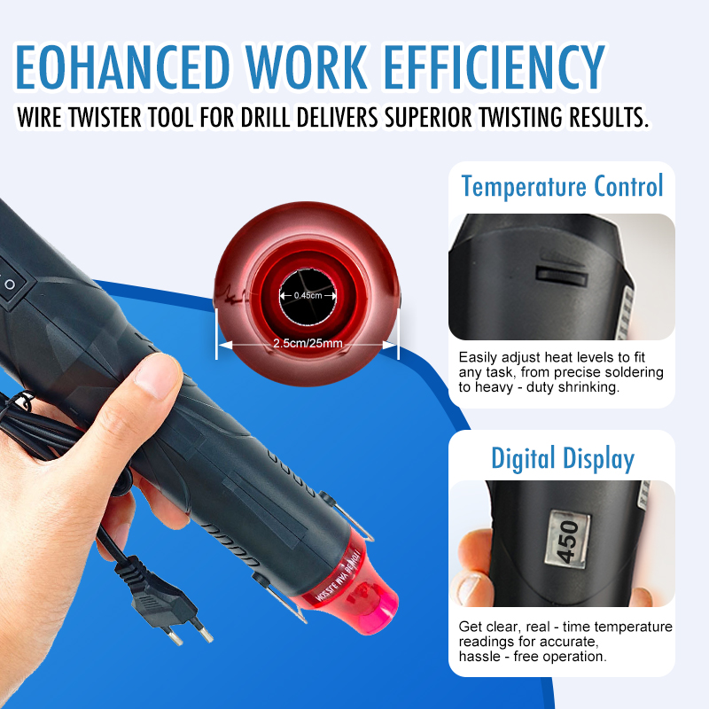 220V Hot Air Gun Soldering Tem - Dryer Car Blower recensione e prezzo