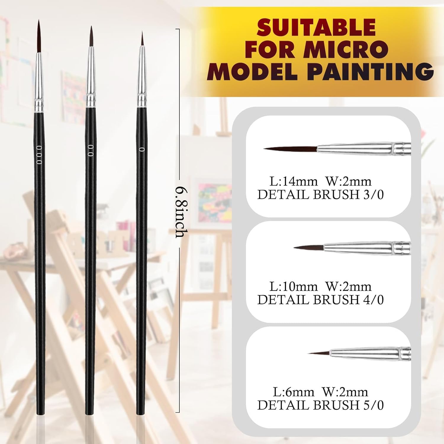 30 Pcs Fine Detail Paint Brush - Detailing Brush Set recensione e prezzo