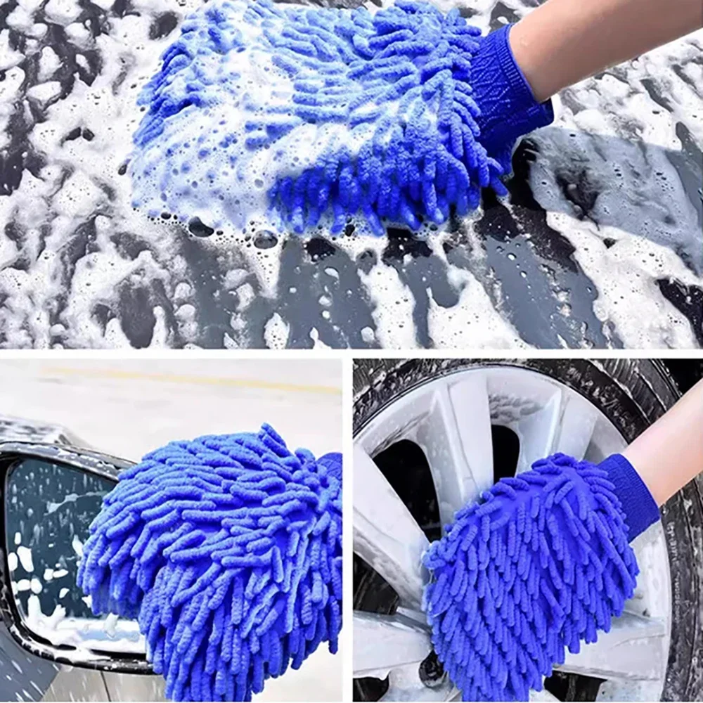 1-2Pcs Blue Microfiber Chenill - Microfiber Towel Detailing recensione e prezzo