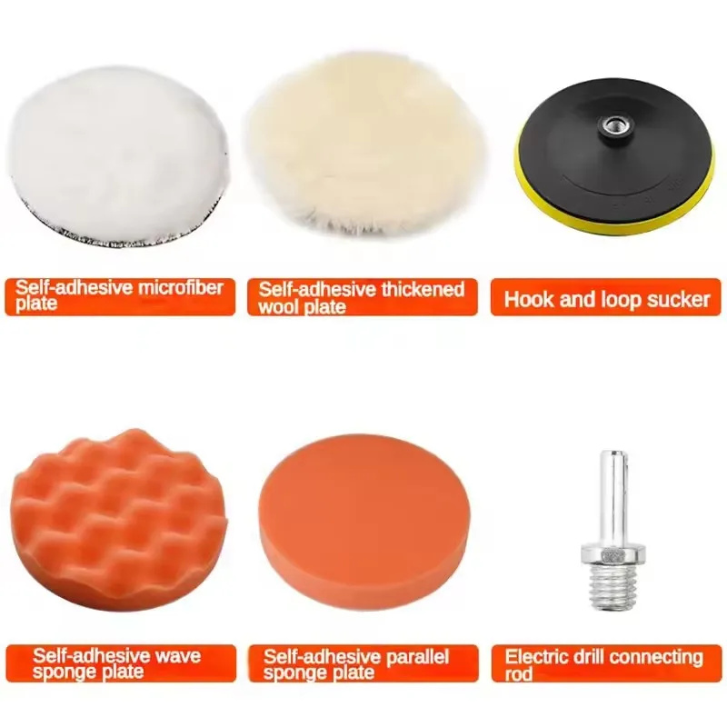 6pcs/8pcs/set Car Polishing Sp - Polish Pad Set Buffer recensione e prezzo