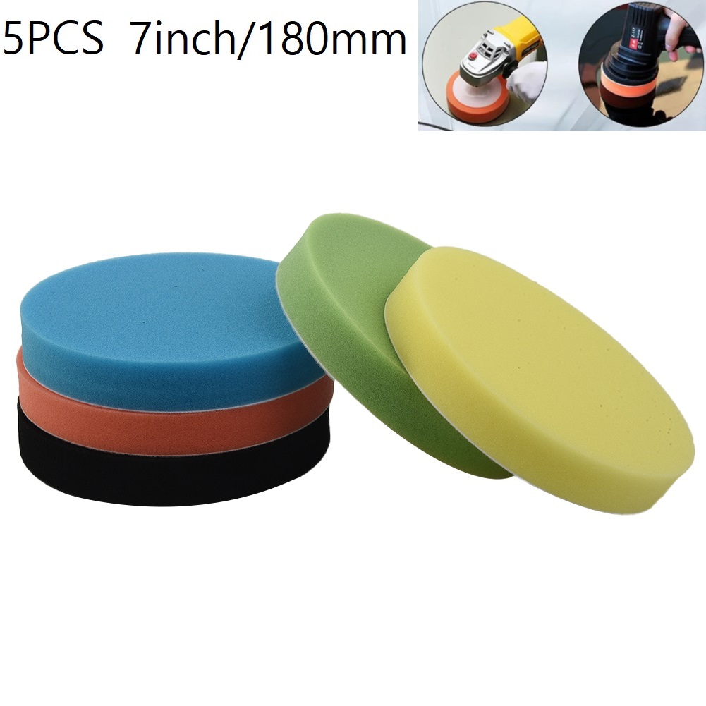 5 Pcs Sponge Polishing Pad 7In - Polish Pad Set Buffer recensione e prezzo