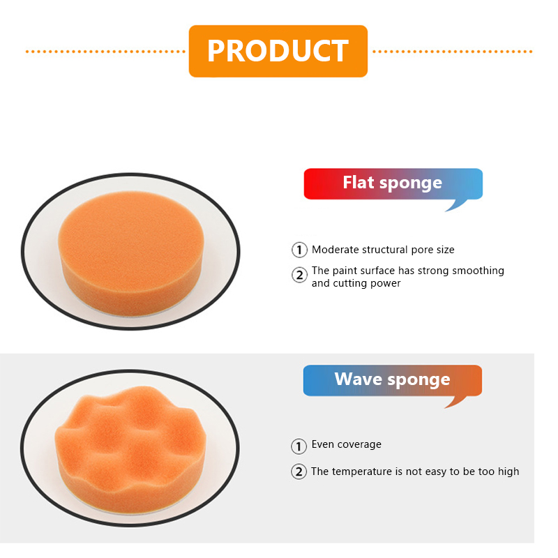 6pcs/set Car Polishing Sponge  - Polish Pad Set Buffer recensione e prezzo