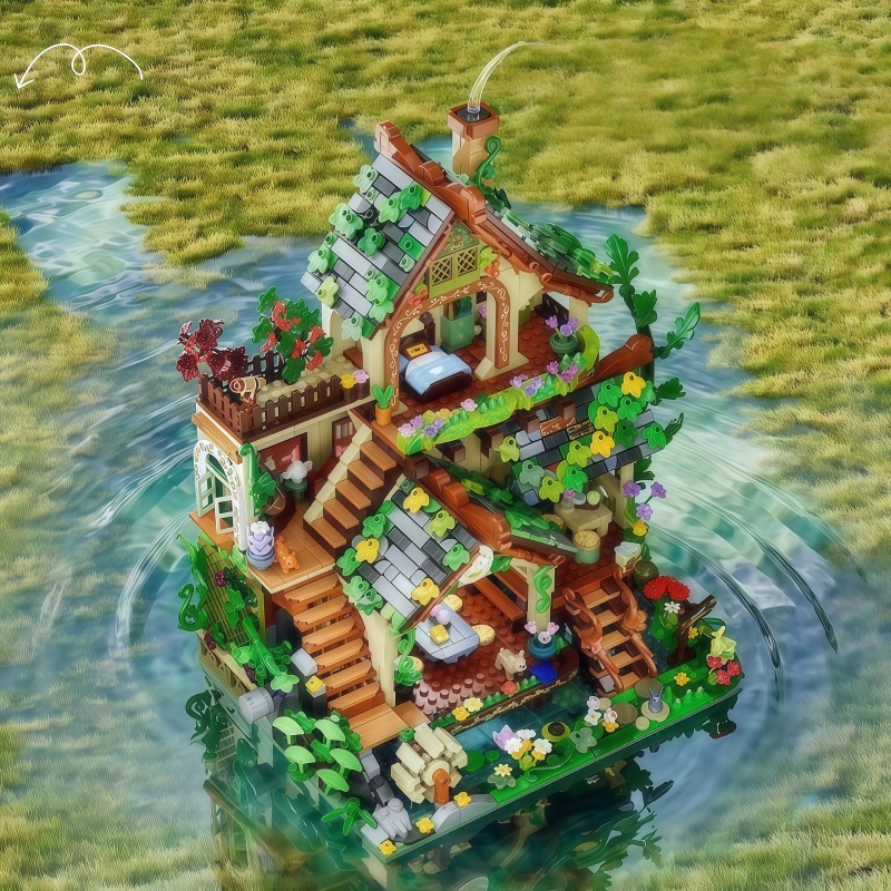 Whimsical Forest Elf Cottage B - Interior Detailing Kit recensione e prezzo