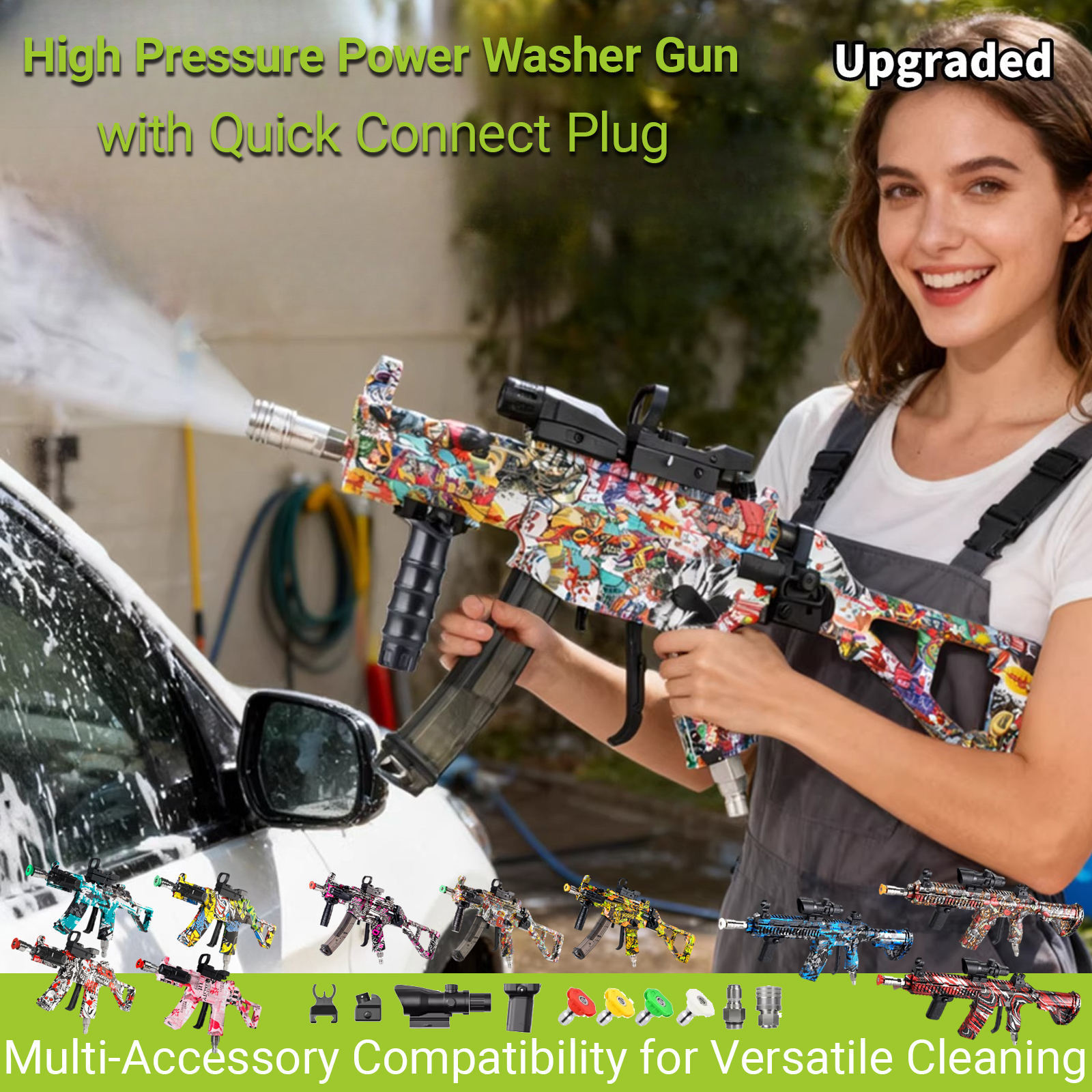 High Pressure Power Washer Gun - Pressure Washer Foam Gun recensione e prezzo