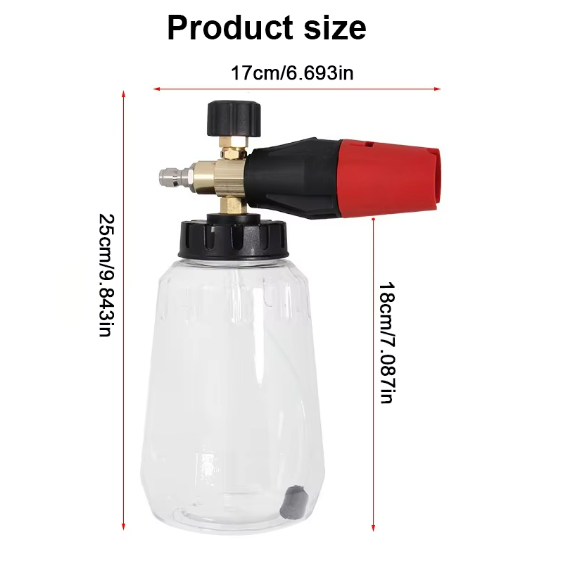 High Pressure PA Foam Cannon   - Pressure Washer Foam Gun recensione e prezzo