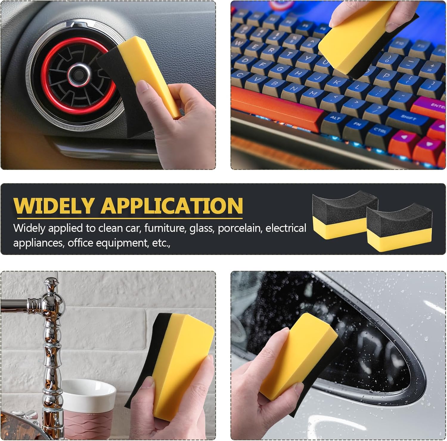 Auto Cleaning Sponge Brush Wax - Wax Applicator Pad recensione e prezzo