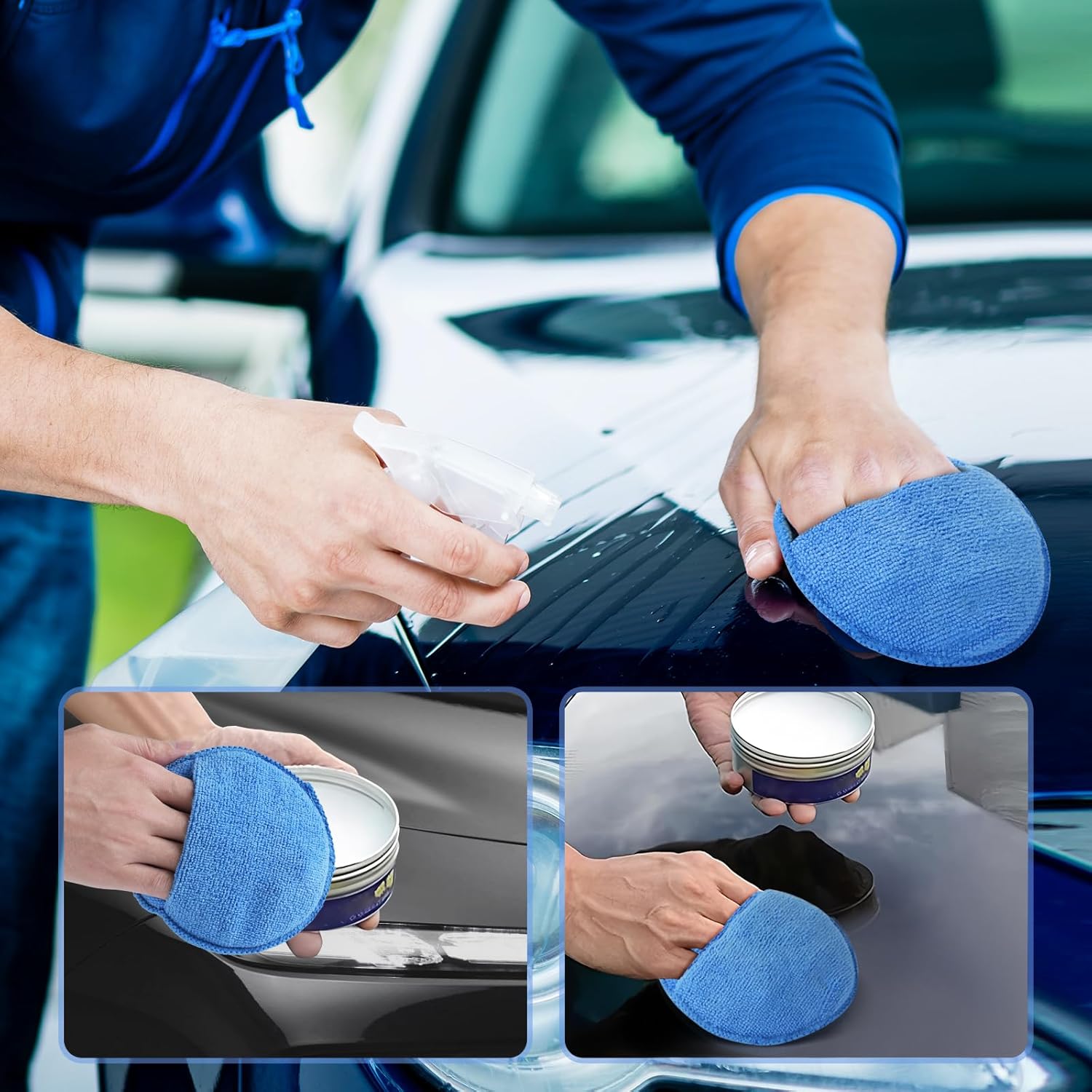 Auto Cleaning Sponge Brush Wax - Wax Applicator Pad recensione e prezzo