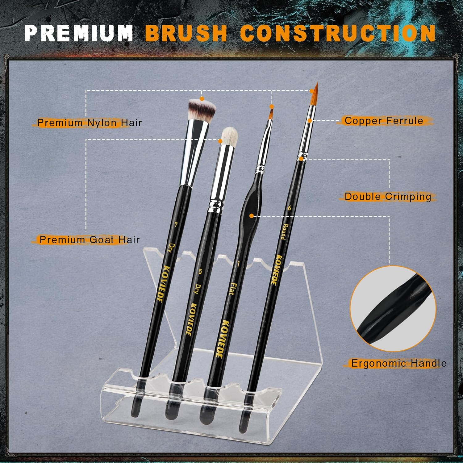 20Pcs Miniature Paint Brushes  - Detailing Brush Set recensione e prezzo