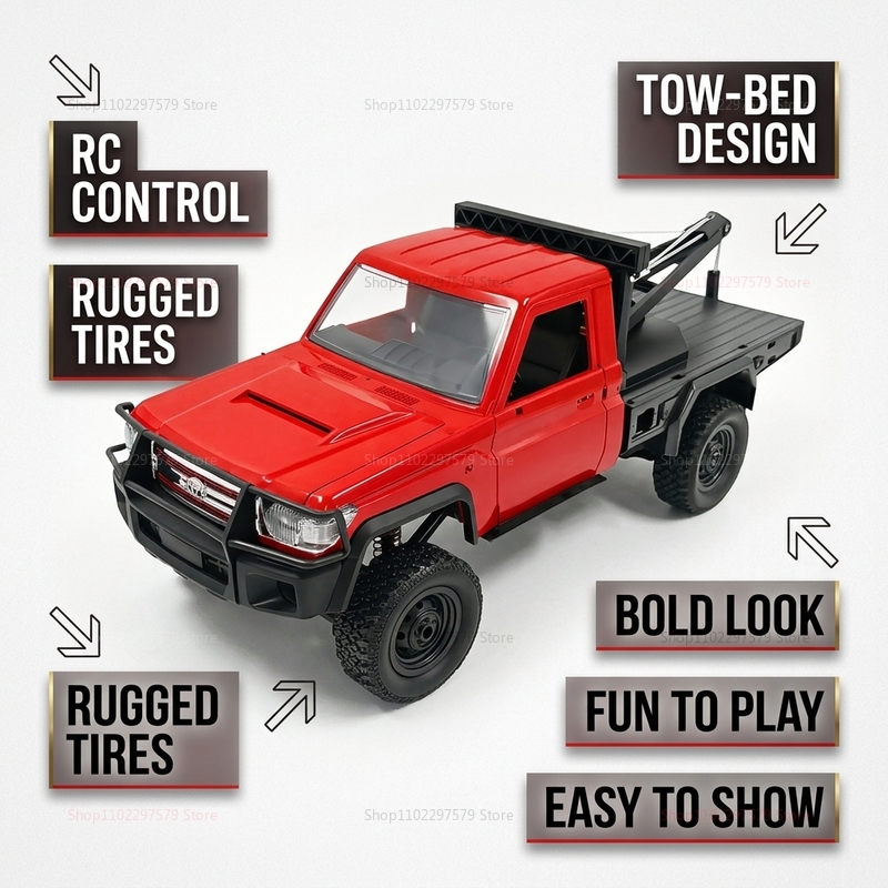 New MN82T RC Crawler 2.4G 4WD  - Dirt Brush Interior recensione e prezzo