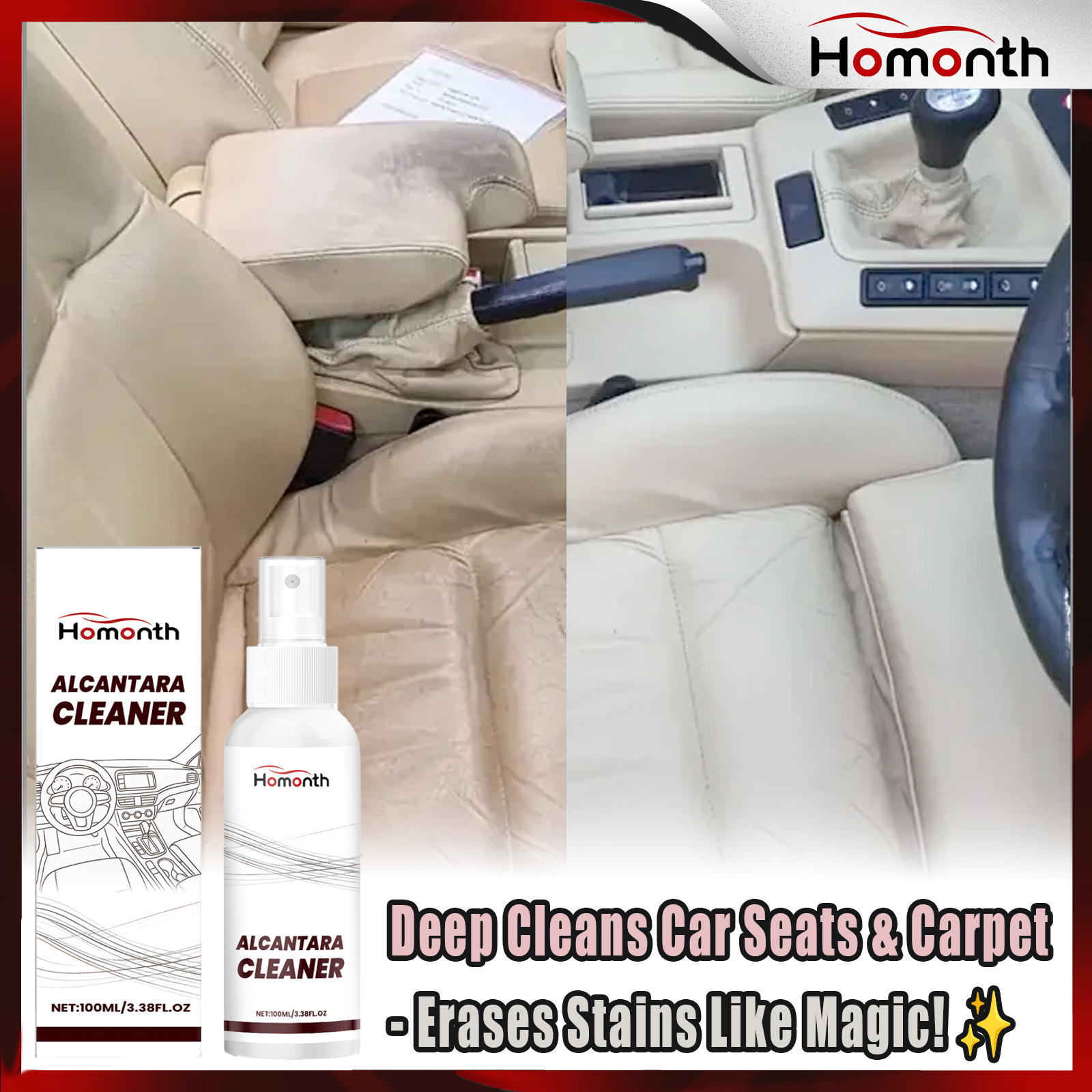 Car Interior Cleaning Spray Ca - Seat Cleaner Fabric recensione e prezzo