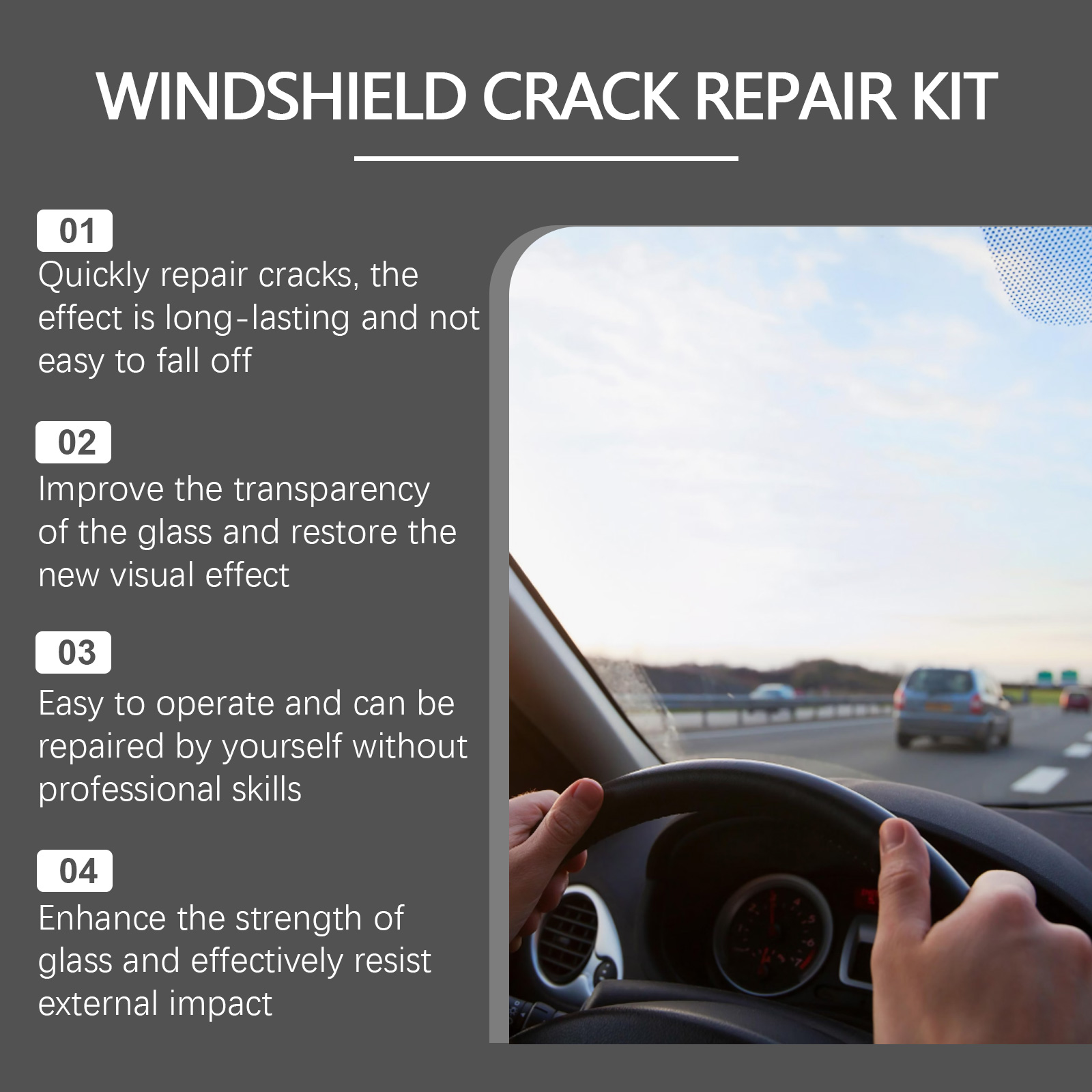Car Glass Care Kit, Profession - Glass Cleaner Streak recensione e prezzo