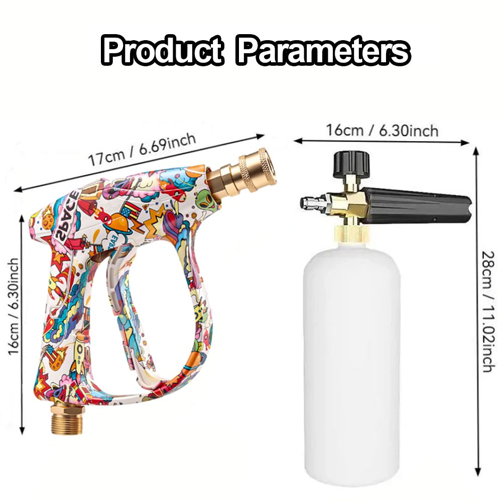 Short Pressure Washer Gun with - Pressure Washer Foam Gun recensione e prezzo