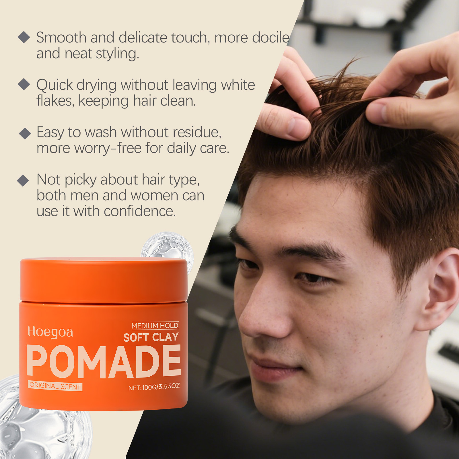 Original Hair Wax Long-Lasting - Clay Bar Lubricant recensione e prezzo